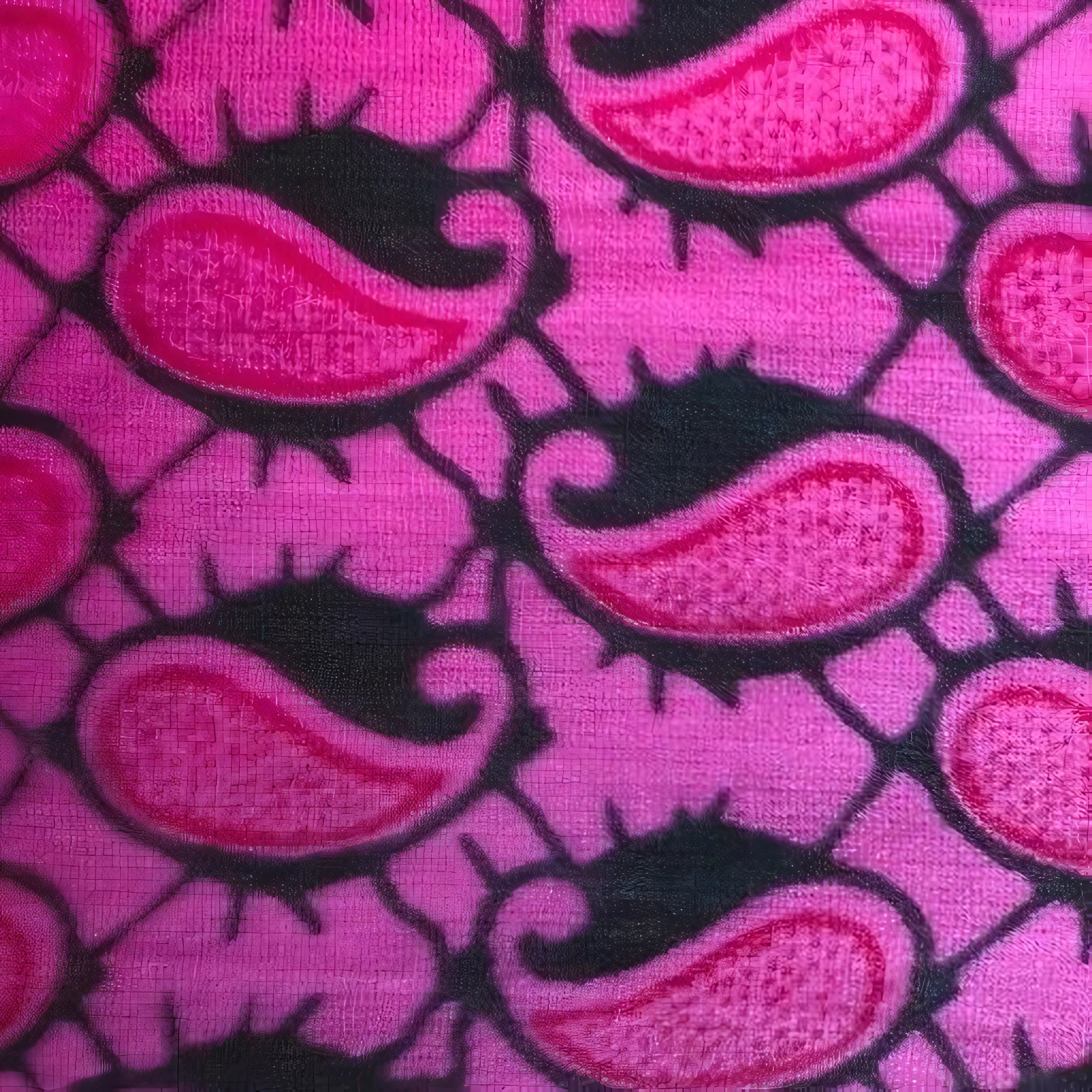 Woman wearing a pink printed full-length nighty with short sleeves and front buttons