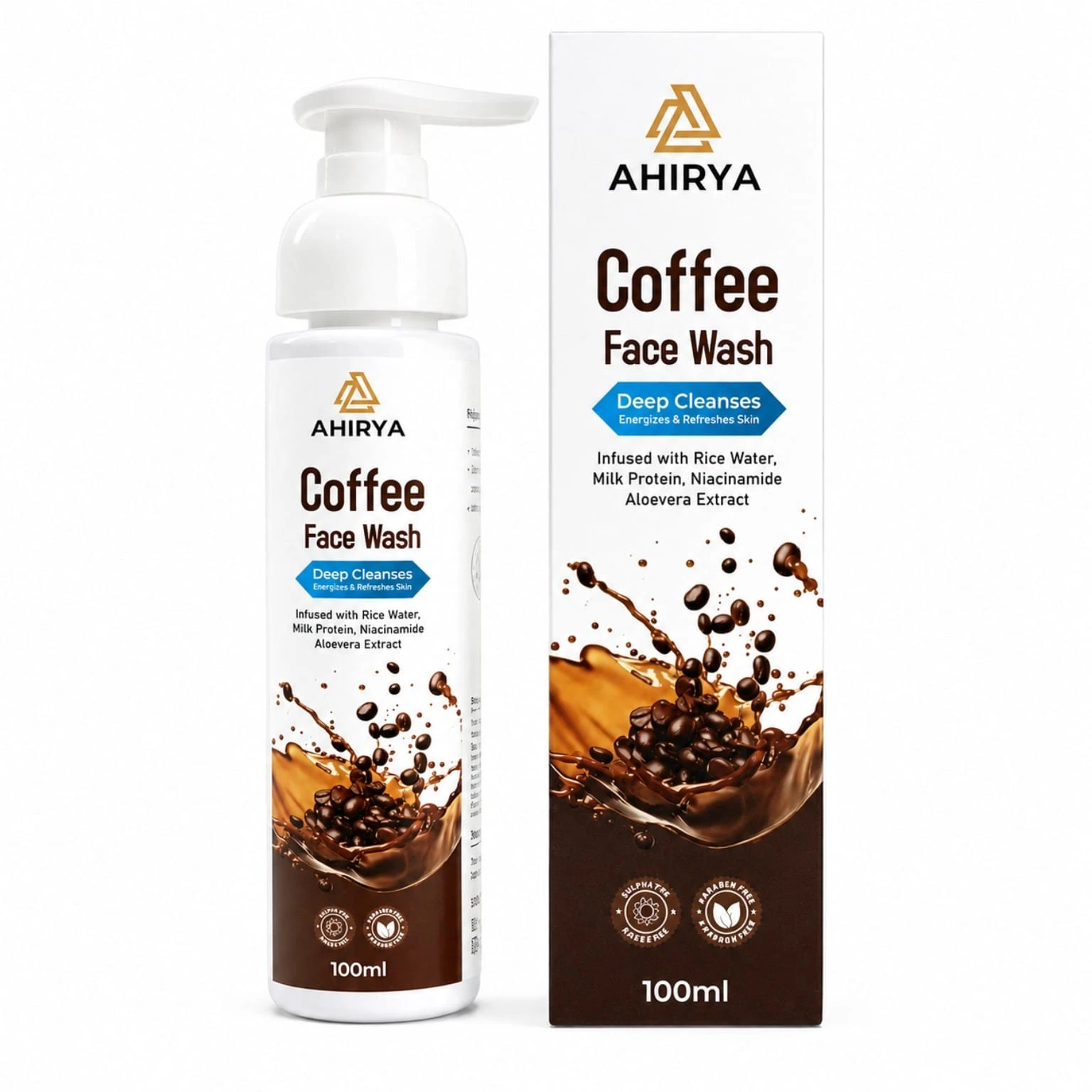 Ahirya Coffee Face Wash Deep Cleanser 100ml