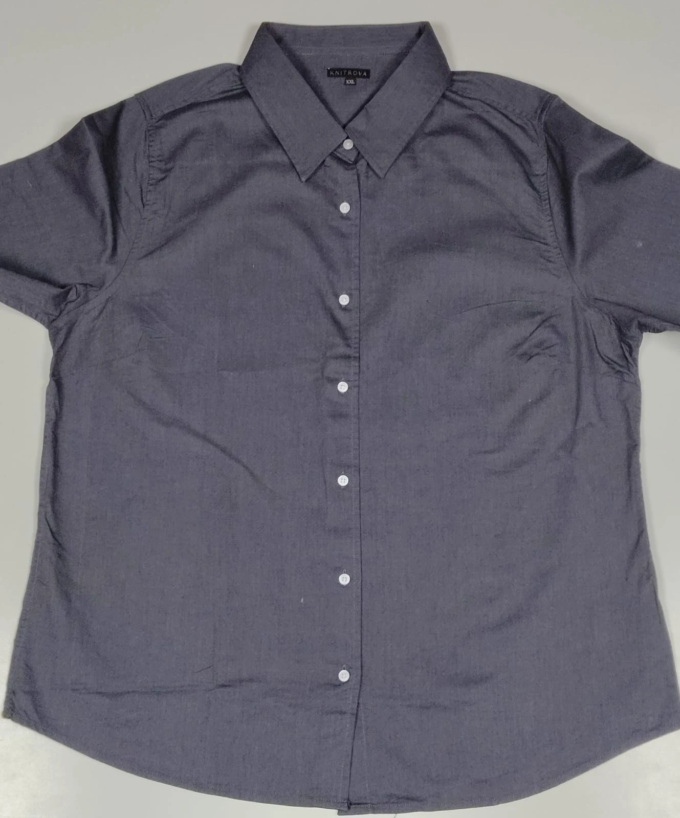 Women's Steel Grey - 100% Cotton - Oxford view 8